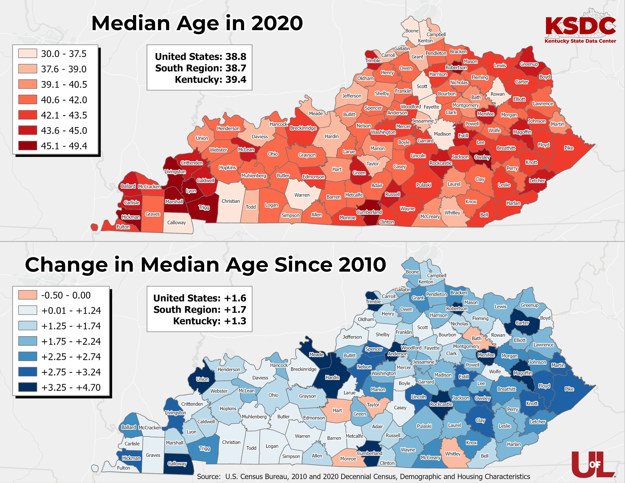 Kentucky’s population shifted older in a decade. Here’s how and why it matters. • Kentucky Lantern