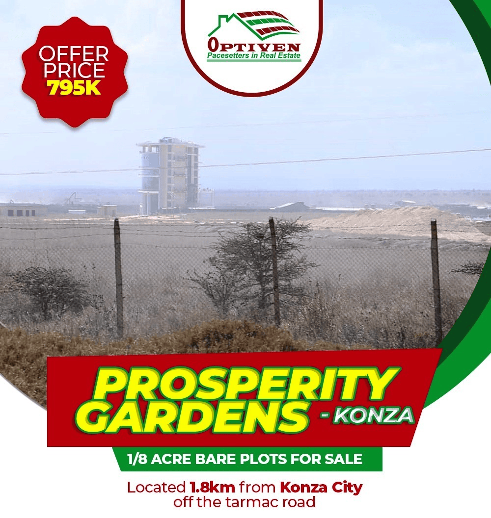 Explore the Best of Konza City with Optiven Real Estate's Properties