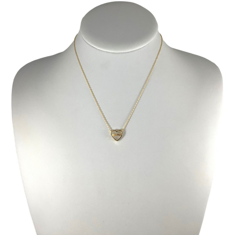 GOLD DIPPED NECKLACE MAMA MOTHER OF PEARL