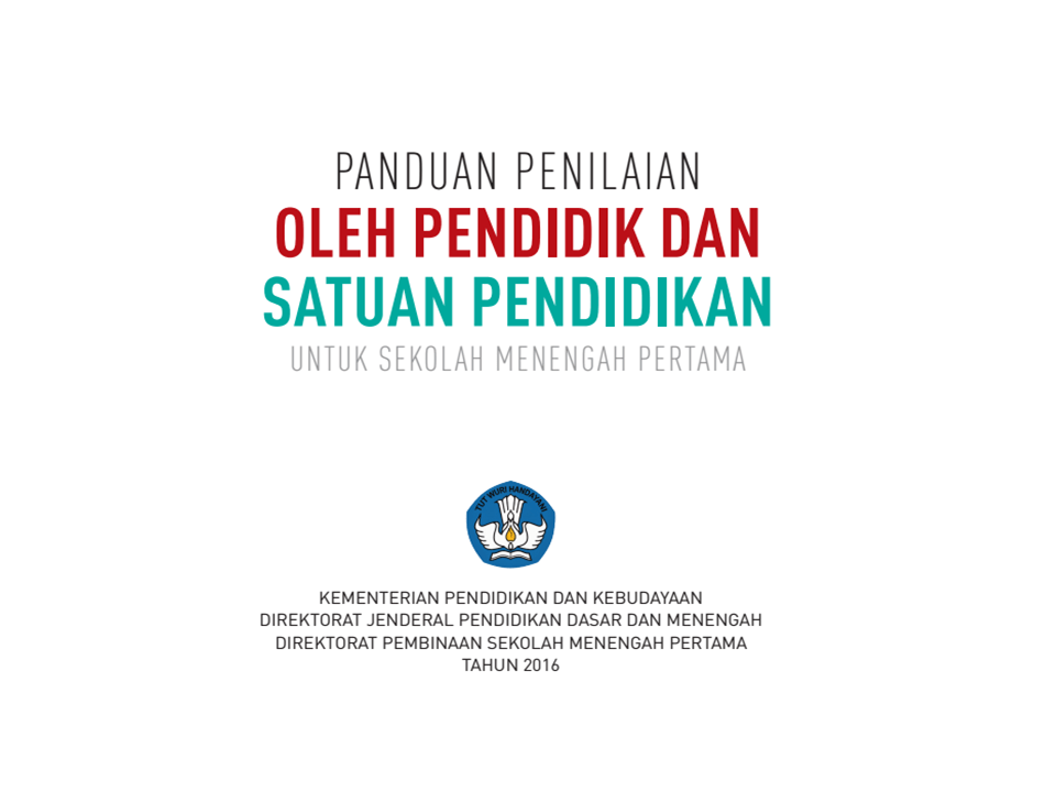 Panduan Penilaian K13 Revisi 2017 Sd Rismax