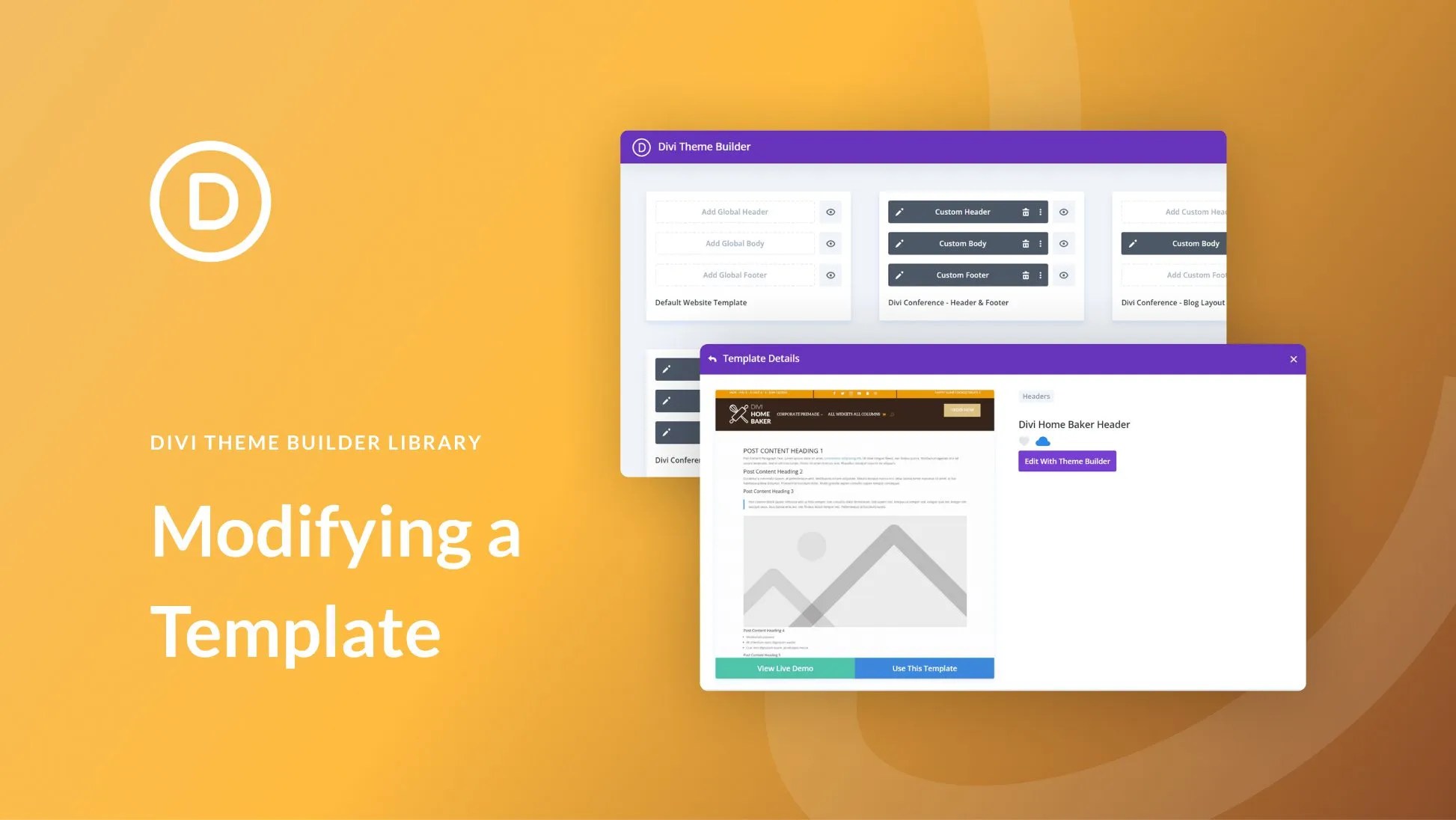How to Edit a Template in Divi's Theme Builder Library KERBCO 
