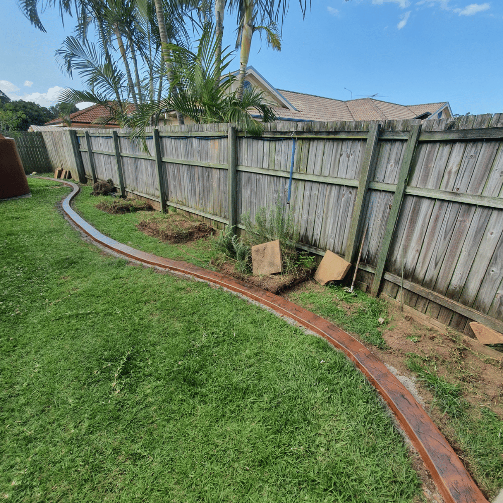 Concrete Garden Edging Sunshine Coast Kerbing Forever
