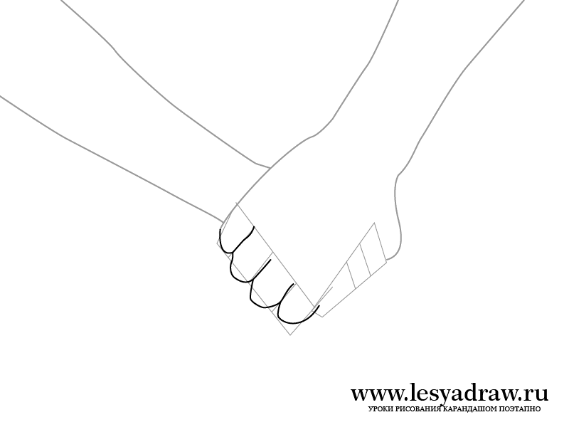 как нарисовать дружбу поэтапно