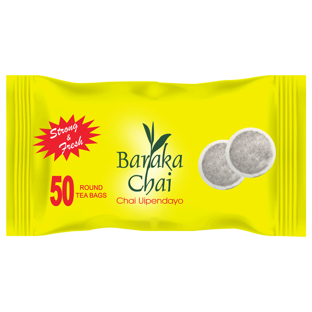 BARAKA CHAI 50 ROUND TEA BAGS Kericho Gold