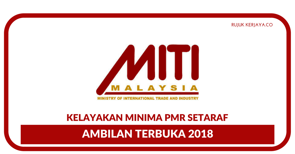 Jawatan Kosong Terkini Kementerian Perdagangan
