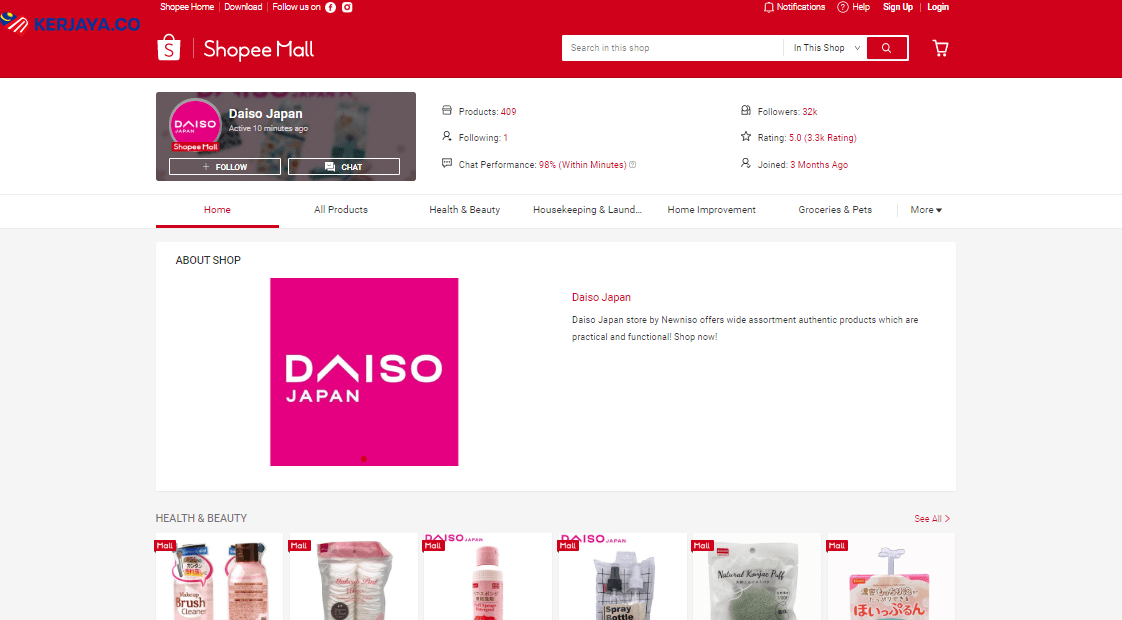 Dah Gaji? Jom Shopping Di Daiso Shopee. Duduk Di Rumah
