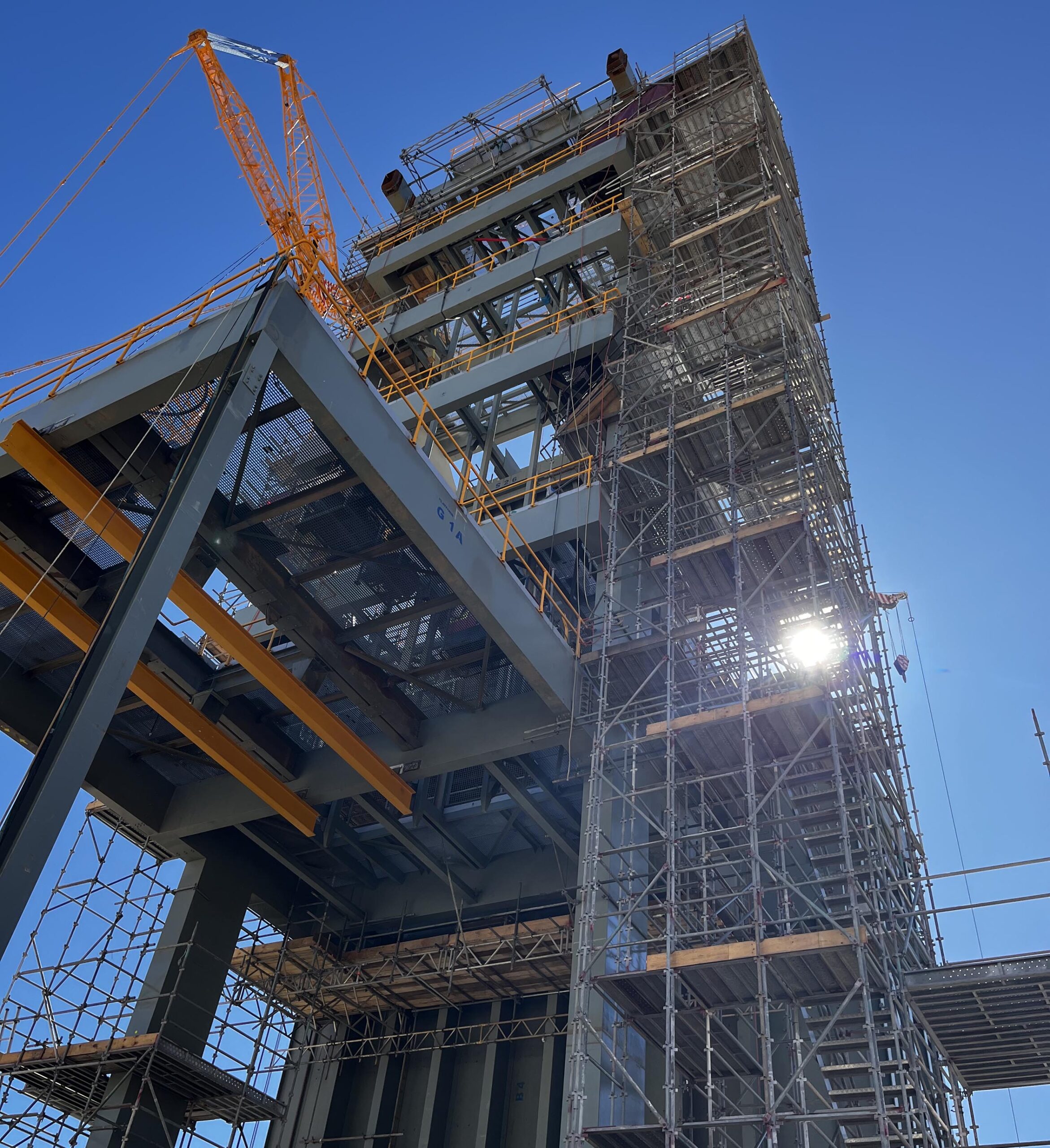 Cosmos Headframe Preassembly and Erection Kerman
