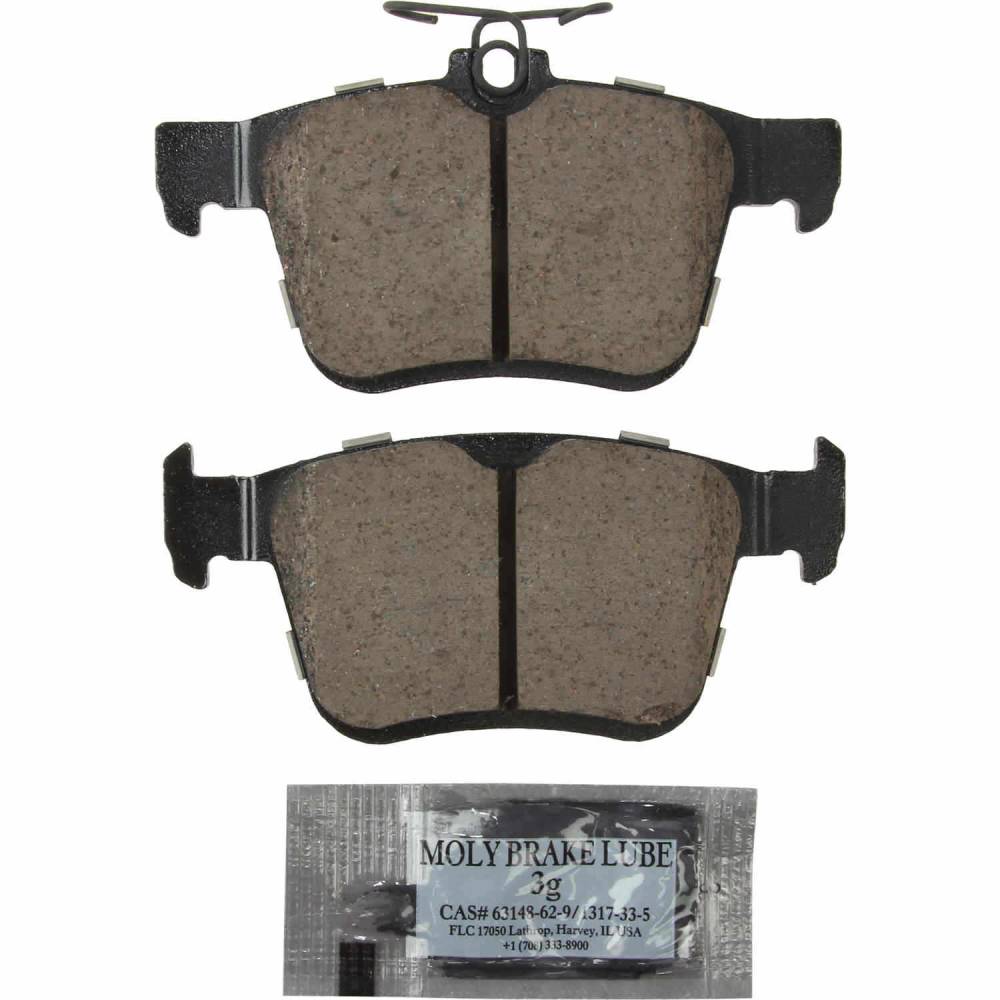 Akebono EURO Ultra Premium Ceramic Disc Brake Pad Kit (REAR) (2015 Audi A3)