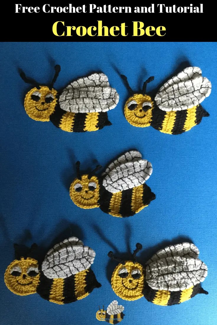Crochet Bee Pattern (UK Version) • Kerri's Crochet