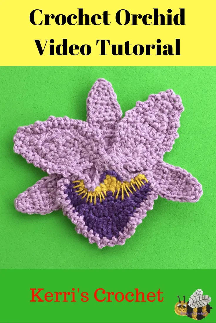 Crochet Orchid Tutorial • Kerri's Crochet
