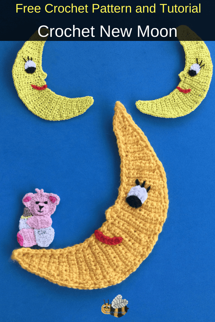 Crochet New Moon Pattern (UK Pattern) • Kerri's Crochet
