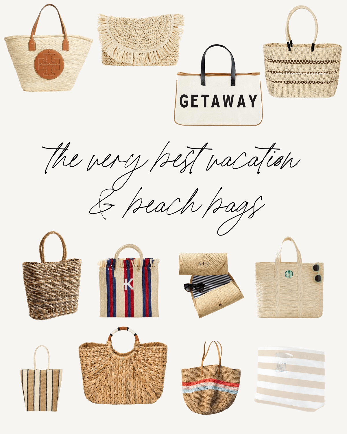 The Very Best Vacation & Beach Bags