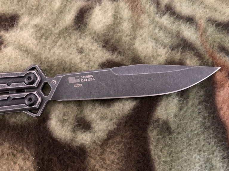 Kershaw Balisong Butterfly Knife Lucha 5150BW Blackwashed Finish Made