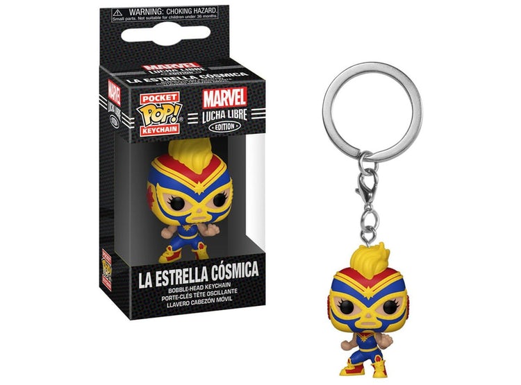 POP KEYCHAIN MARVEL LUCHADORES CAPTAIN MARVEL Kessinger