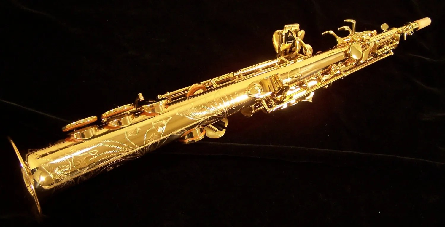 Antigua Red Brass Soprano Sax KesslerMusic