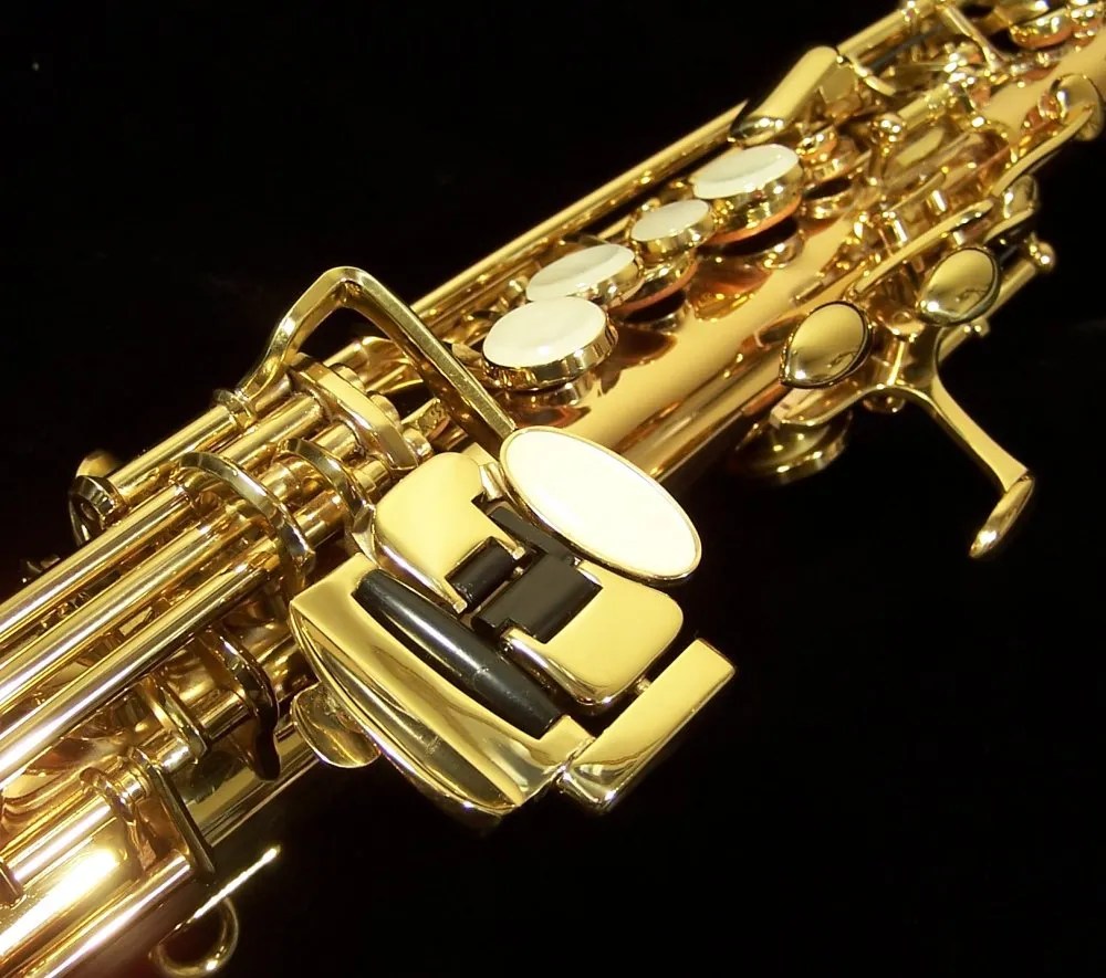 Used Antigua Soprano Sax Red Brass SS4290RLQ Model