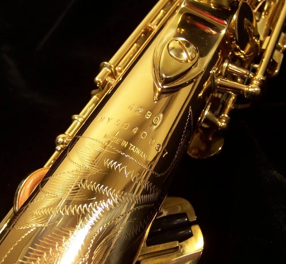 Used Antigua Soprano Sax Red Brass SS4290RLQ Model