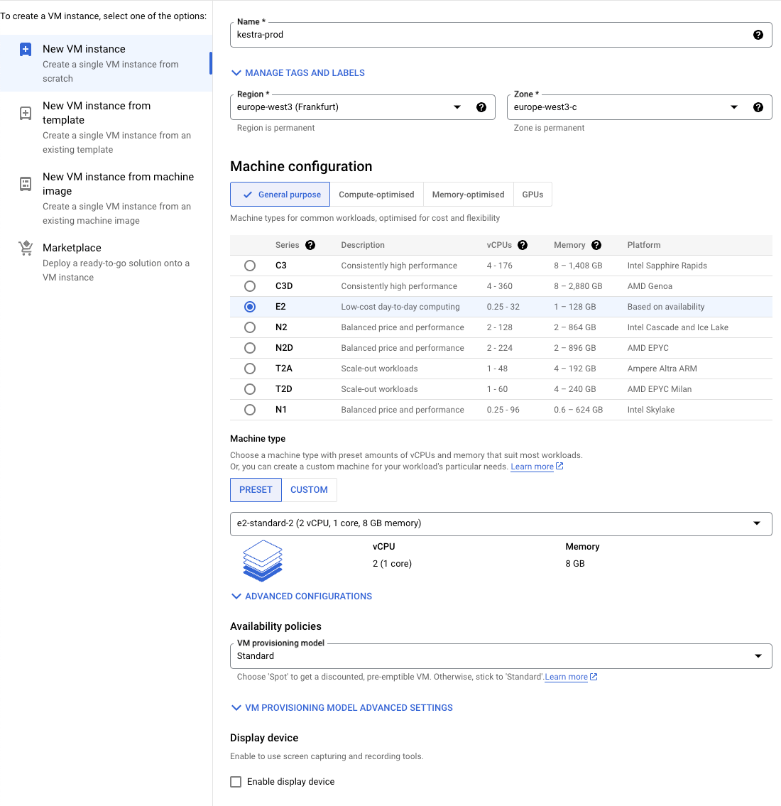 GCP VM with Cloud SQL and GCS