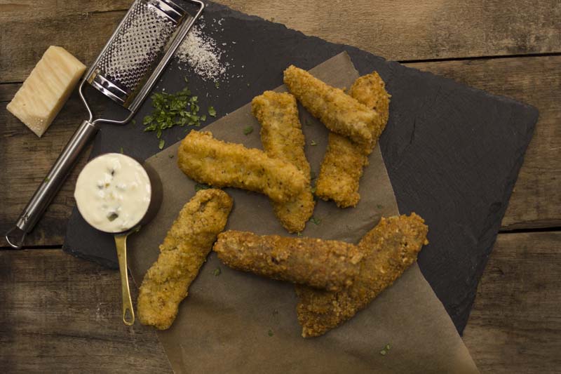 Fish Sticks with Homemade Tartar Sauce KetoAdapted