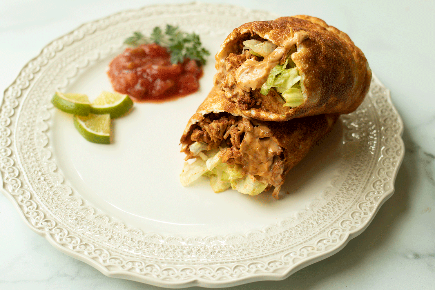 Slow Cooker Chicken Burrito KetoAdapted
