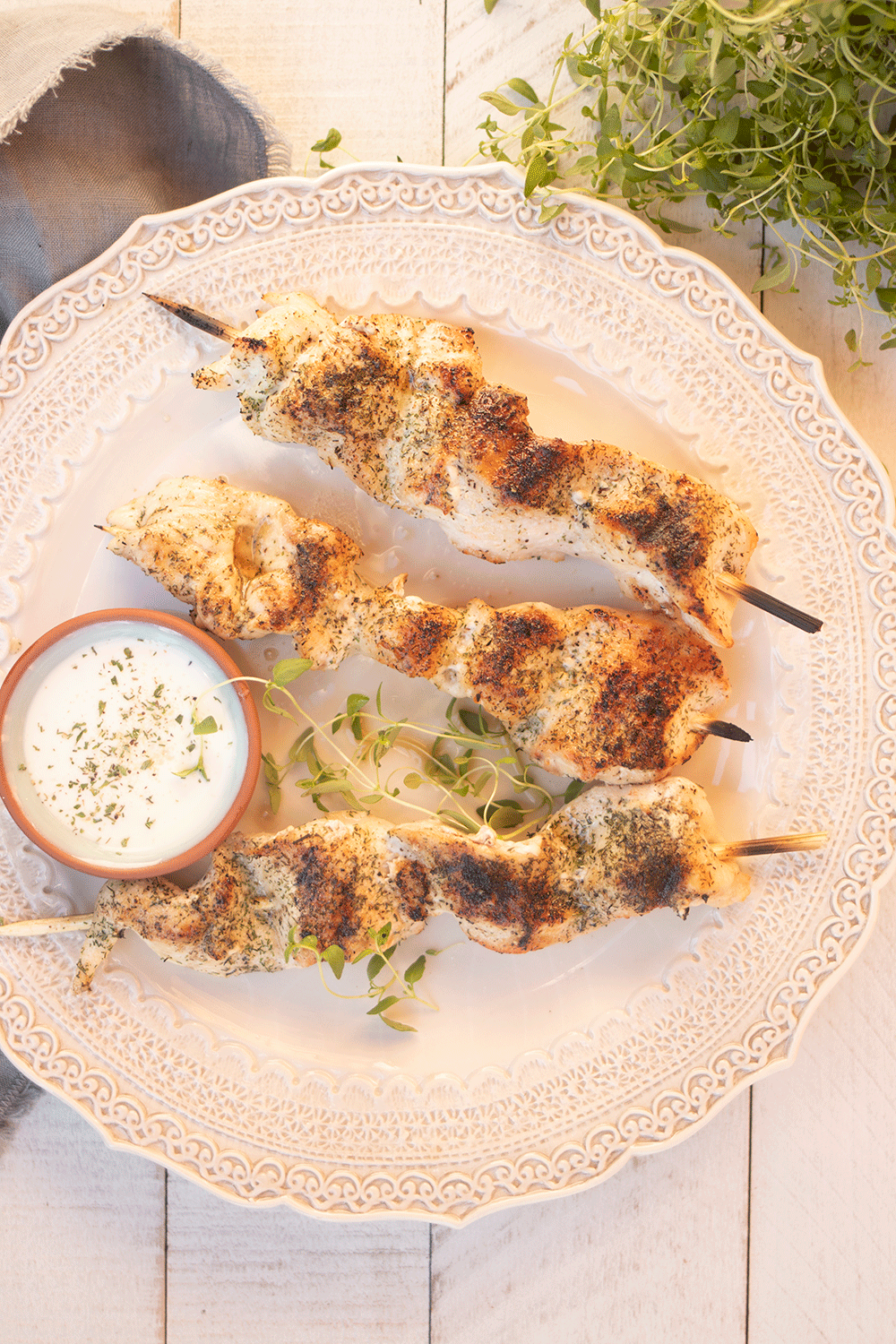 Ranch Chicken Kabobs KetoAdapted