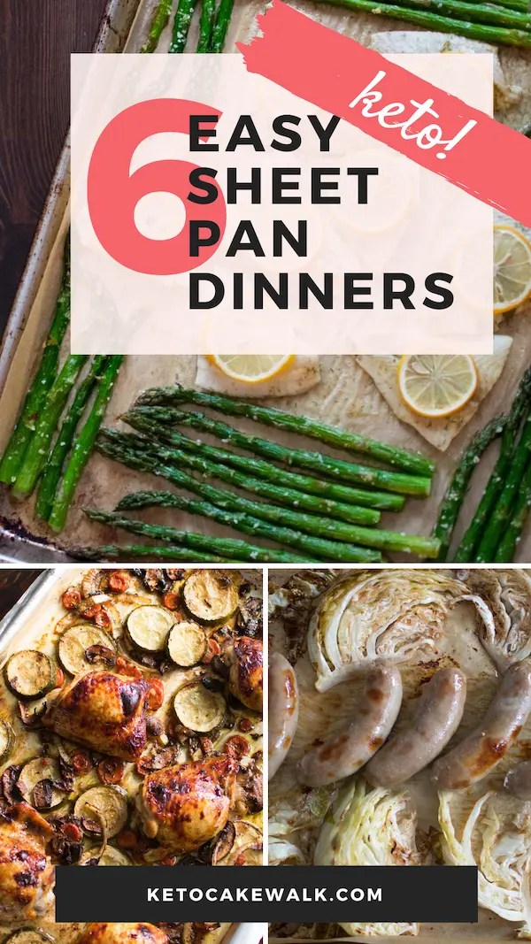 Six Easy (Keto!) Sheet Pan Dinners Low Carb Weeknight Meals!