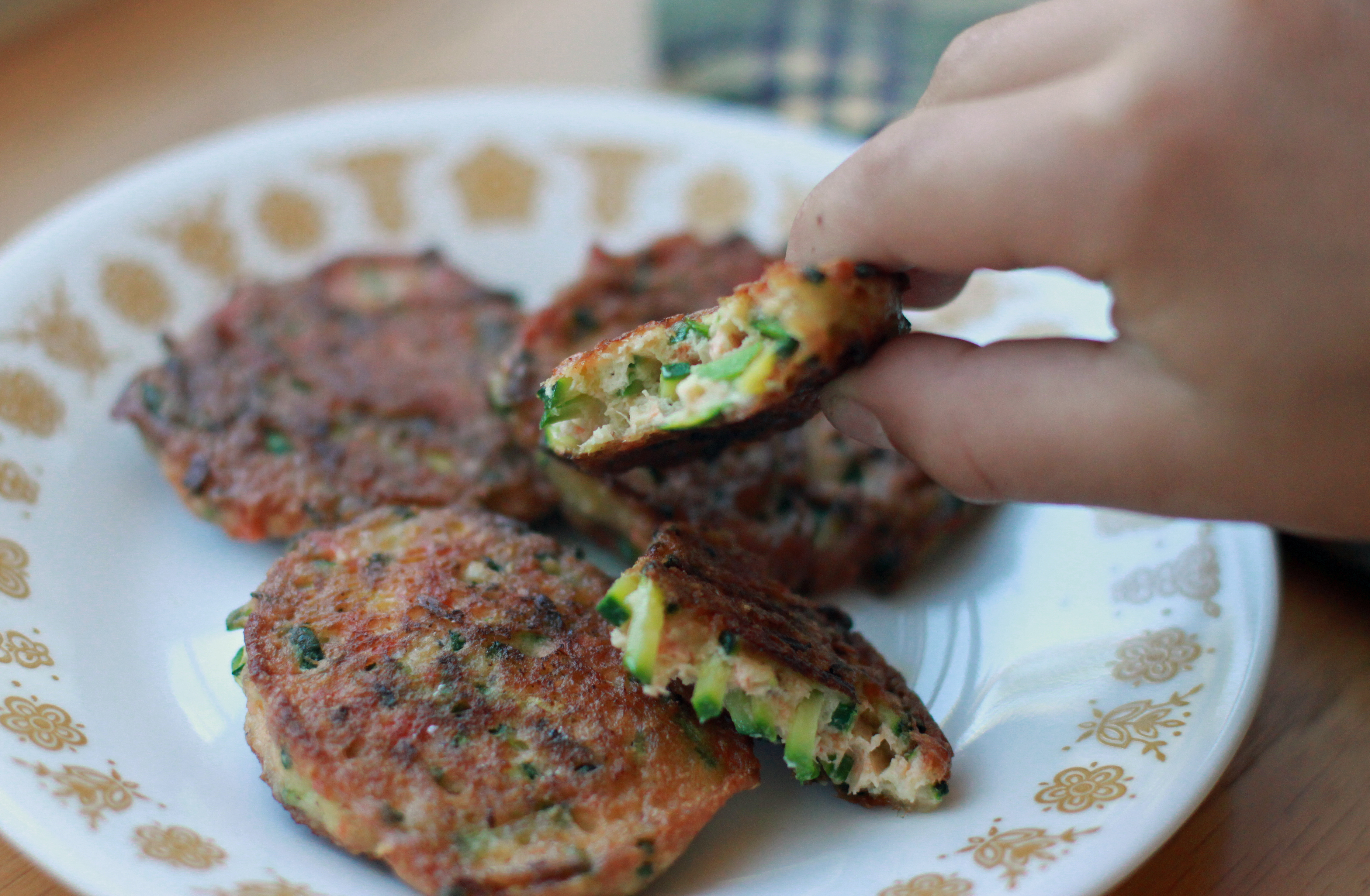 Salmon & Zucchini Nuggets
