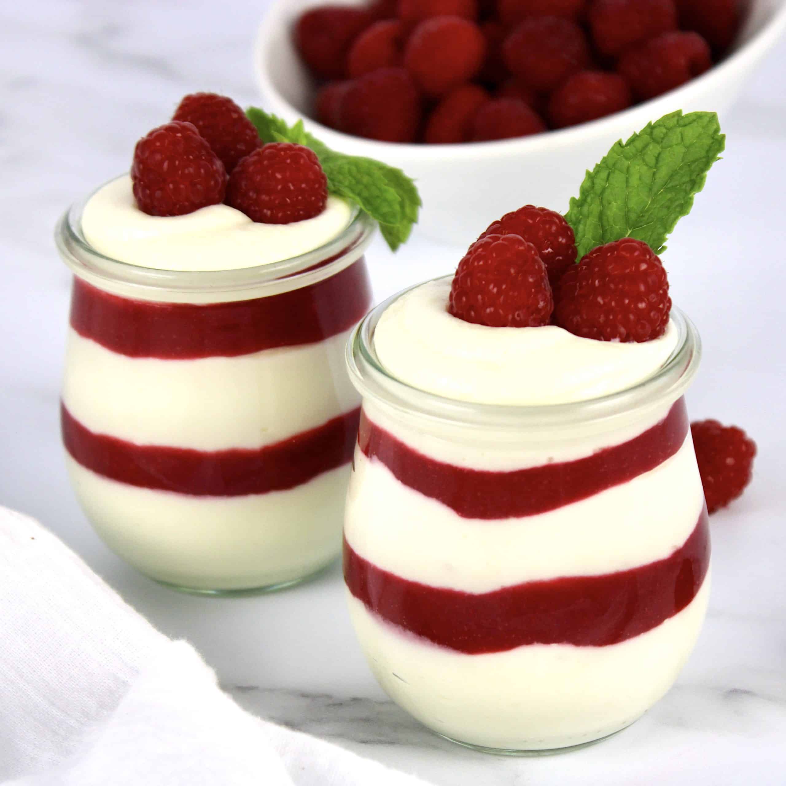 Keto Raspberry White Chocolate Mousse Keto Cooking Christian