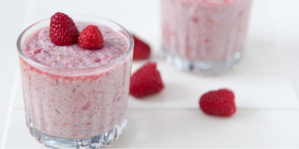 Keto Raspberry Chia Seed Pudding Recipe KetoFriendly Breakfast