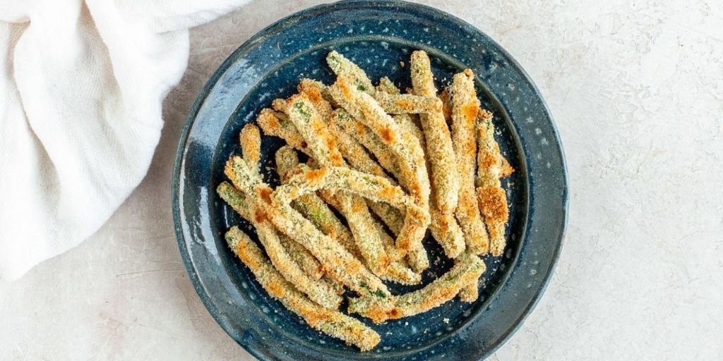 Baked Green Bean Fries Recipe Keto Friendly Snack