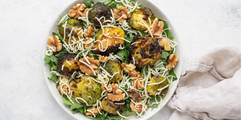 Keto Brussels Sprouts with Bacon Hash Recipe KetoFriendly Side Dish