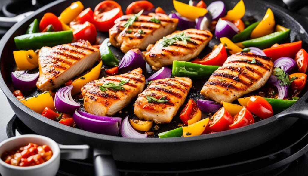 Perfect Chicken Fajitas Griddle Recipe at Home KetoGrillMethod