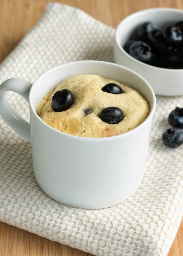 Keto Blueberry Muffin Recipe That You Can Make Right Inside A Mug!