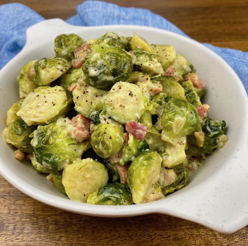 Creamed Brussels Sprouts A Keto Recipe Perfect For Thanksgiving