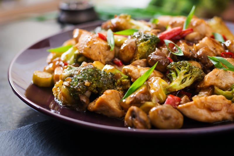 Keto Stir Fry Recipe With Chicken And Vegetables