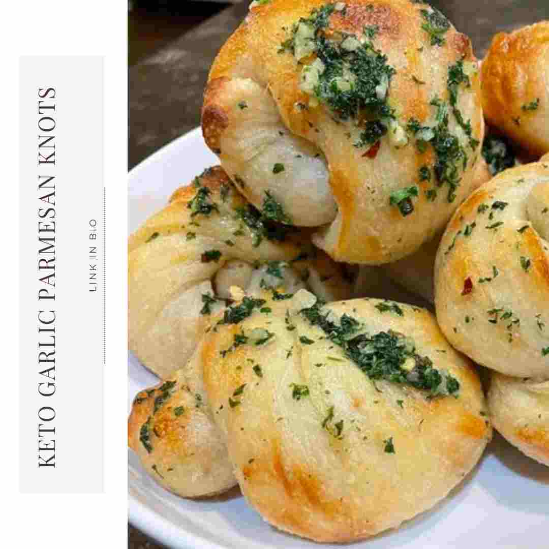Keto Garlic Parmesan Knots KETOOX Family Recipes