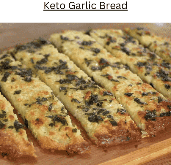Keto Garlic Bread KETOOX Family Recipes