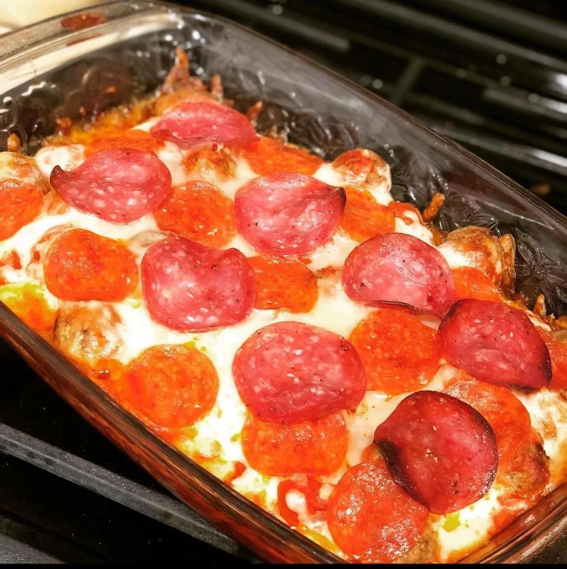 WW pepperoni pizza casserole