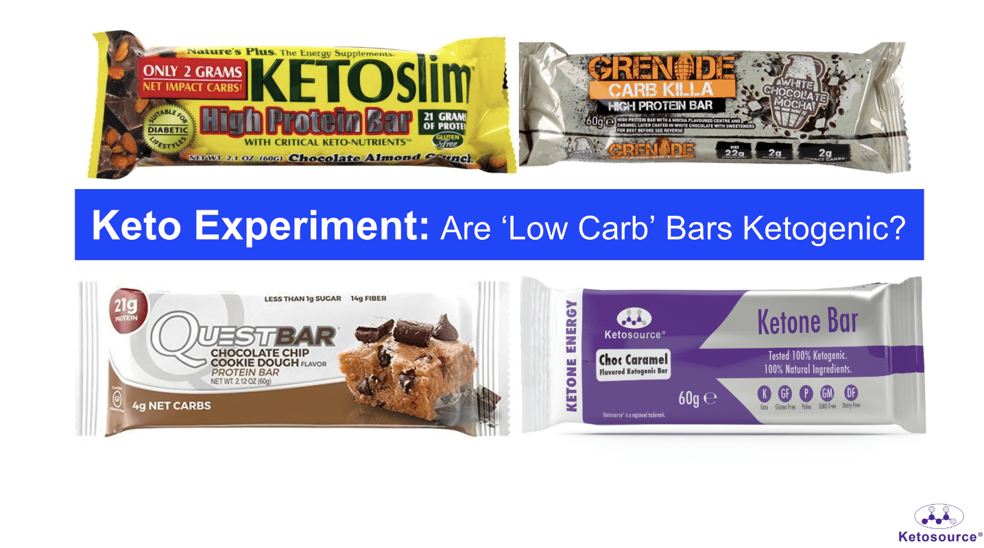 Which 'Low Carb' Bars Are Ketogenic? Experiment Results Ketosource