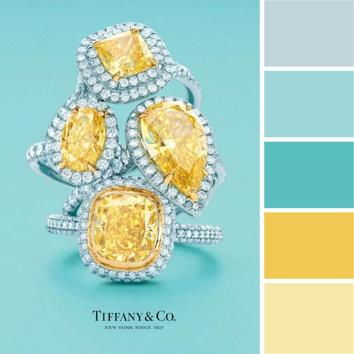 Tiffany Blue Color Scheme