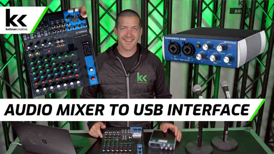 How To Connect Audio Mixer To Audio Interface - Kettner Creative