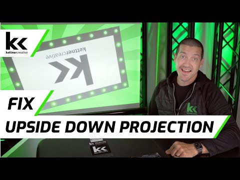 How To Fix Upside Down Projection | Any Projector