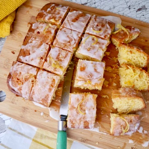 Lemon TrayBake Kevin Dundon online cookery courses