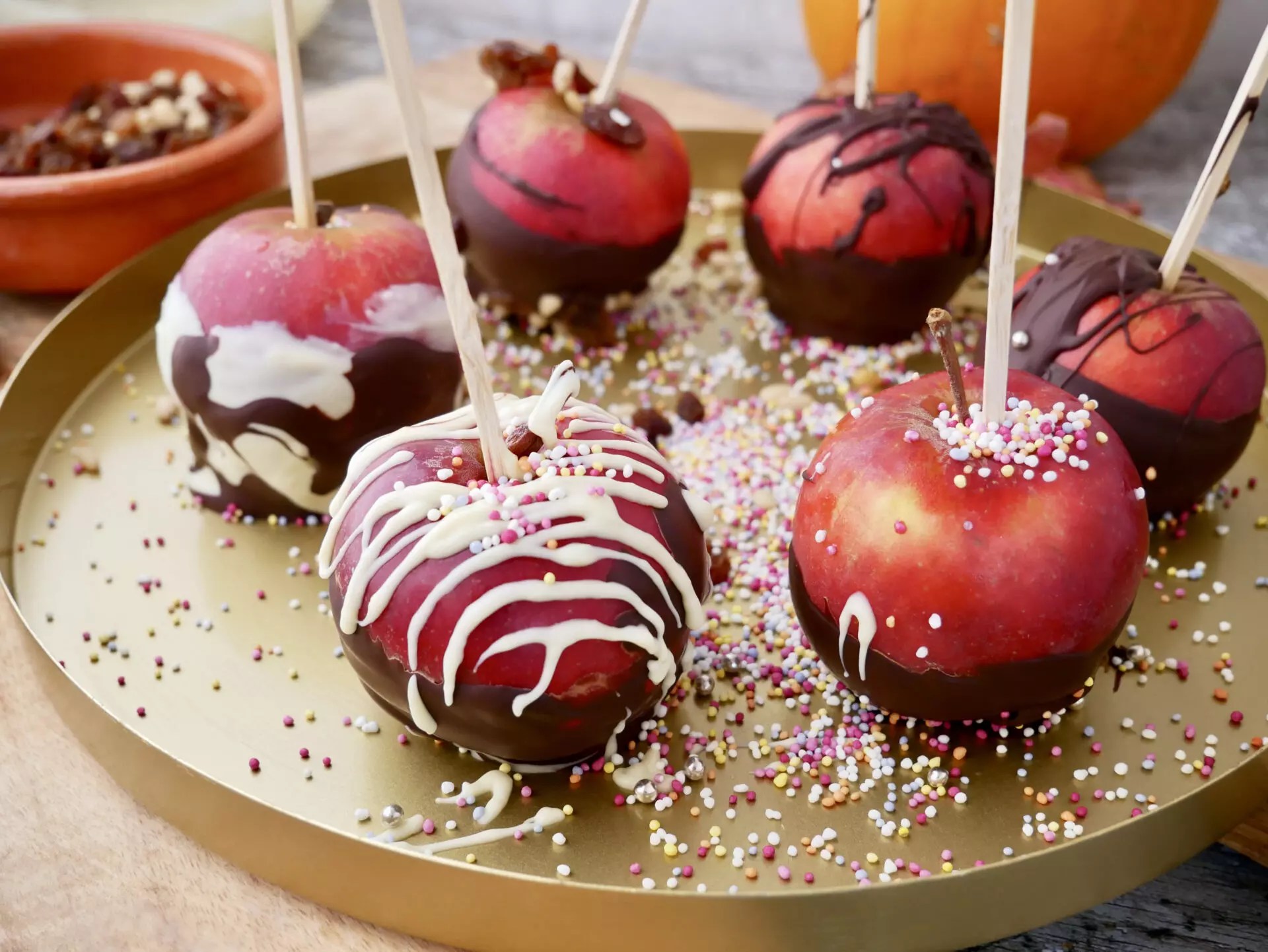 Halloween Chocolate Apple Kevin Dundon online cookery courses
