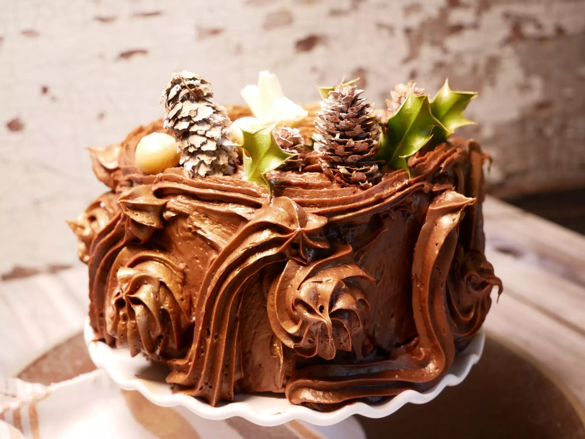 Chocolate Biscuit Yule Log Kevin Dundon online cookery courses