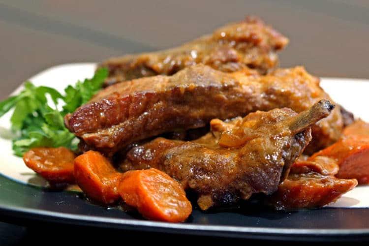 Baked Asian Curried Pork Ribs