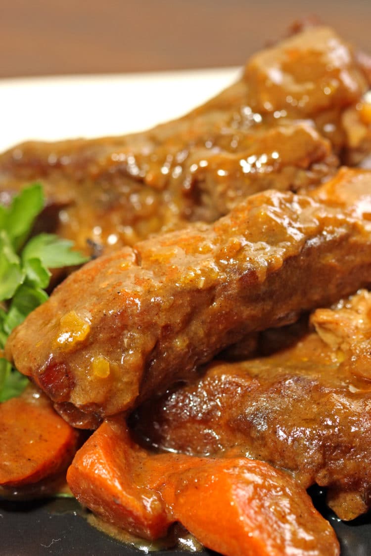 Baked Asian Curried Pork Ribs