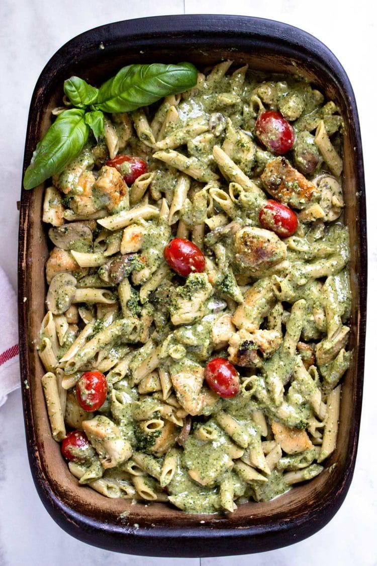 Creamy Pesto Chicken Pasta