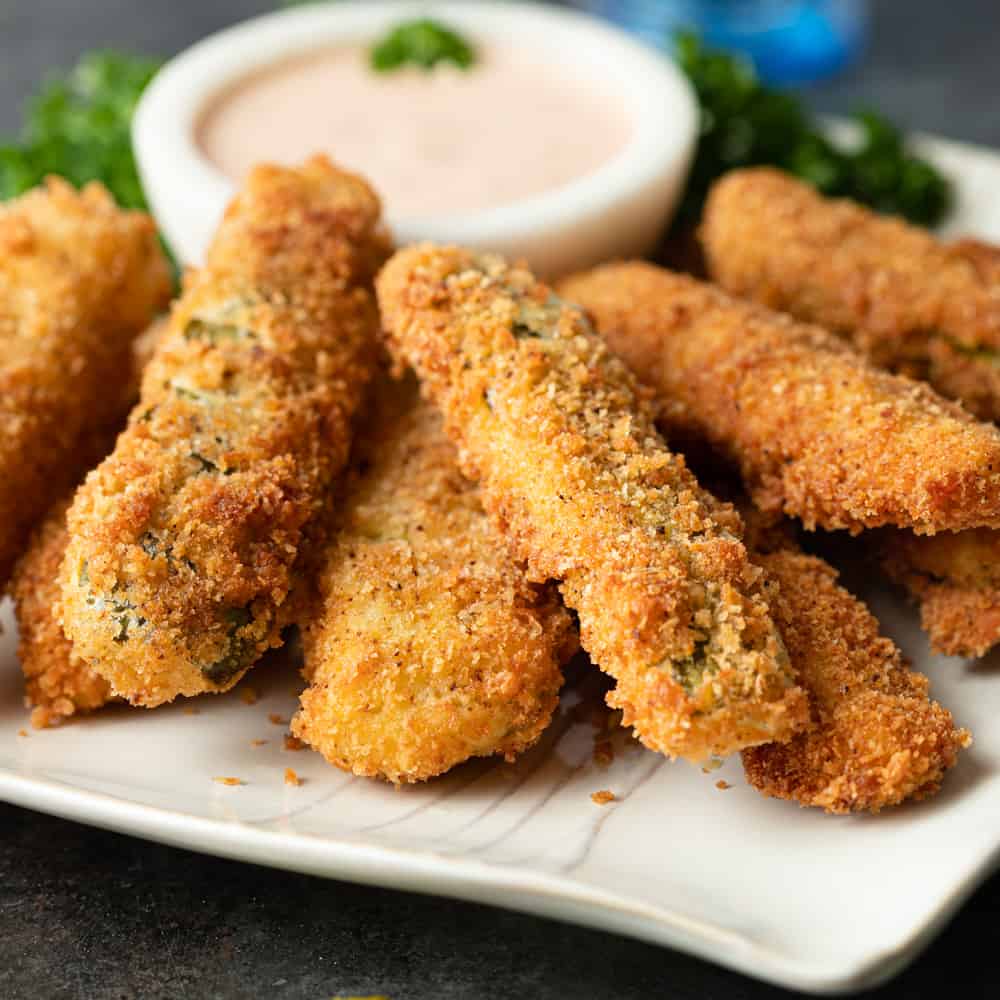 Fried Pickle Spears + Video Tutorial Kevin Is Cooking