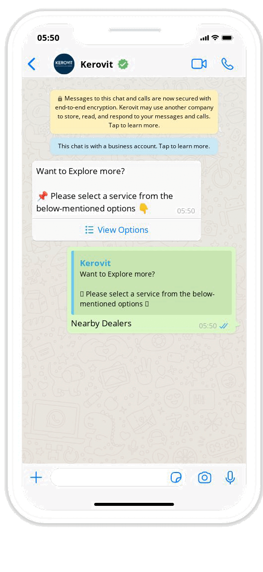 Exploring the Benefits of WhatsApp Chatbot for Tiles Industry Kevit